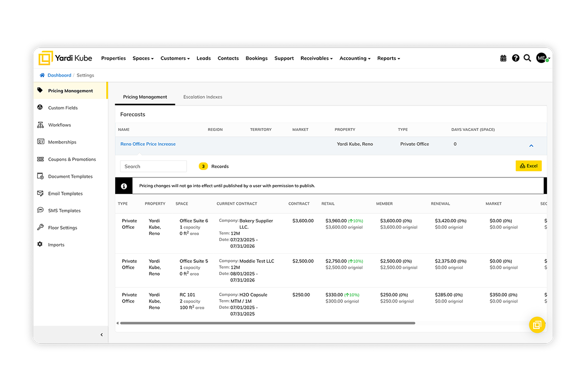 Yardi Kube - Flexible Pricing Management