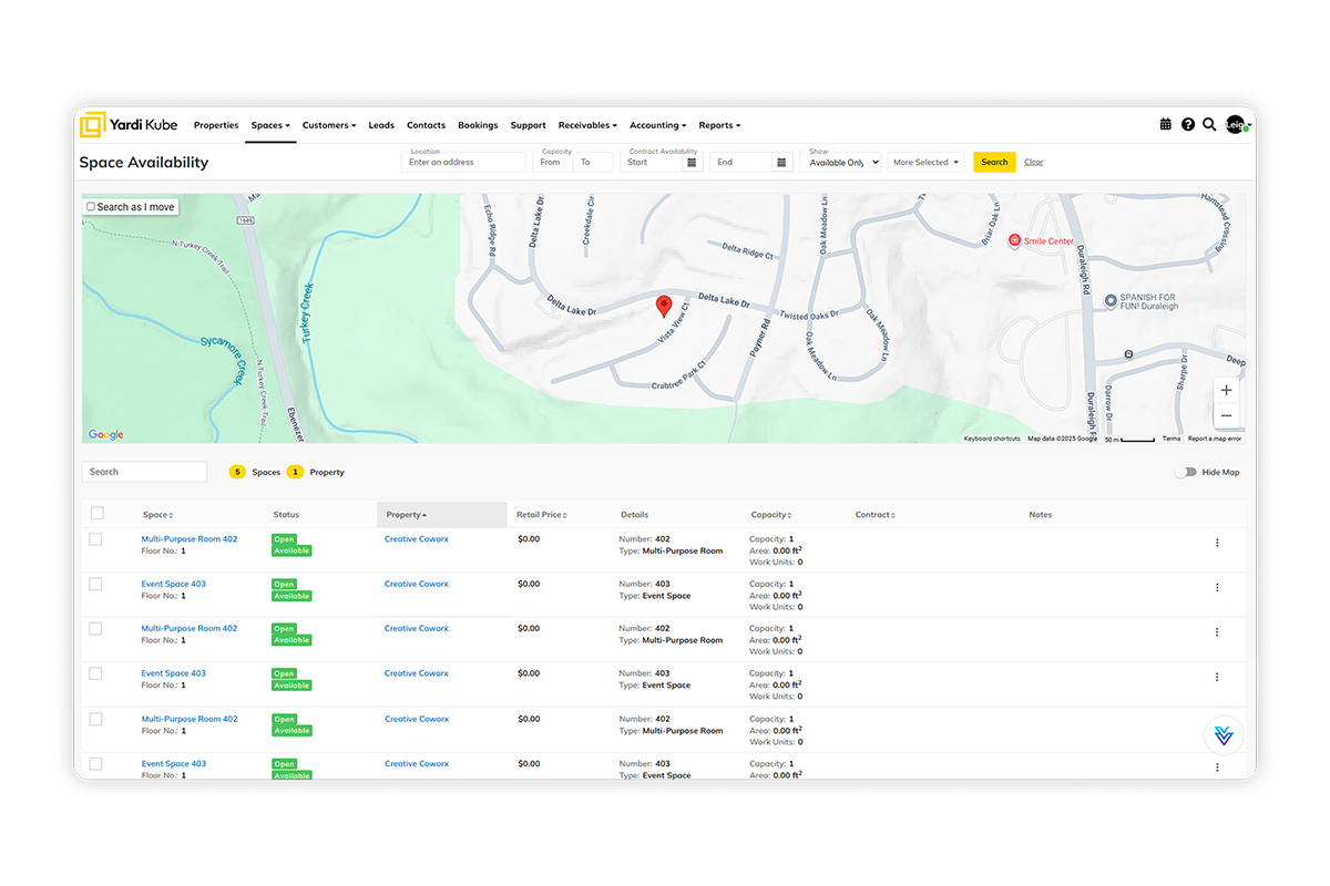 Yardi Kube - Real-Time Unit Availability